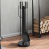 Set De Herramientas Para Chimenea 5 Piezas Acero 18x56 Cm