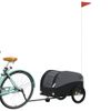 Remolque Para Bicicleta Hierro Negro 30 Kg