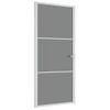 Puerta Interior Vidrio Egs Y Aluminio Blanco 93x201,5 Cm