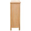 Mueble Botellero De Madera Maciza De Roble 72x32x90 Cm