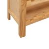 Mueble Botellero De Madera Maciza De Roble 72x32x90 Cm