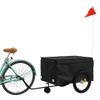 Remolque Para Bicicleta Hierro Negro 45 Kg