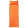 Colchón De Camping Autoinflable Con Almohada 1 Persona Naranja