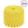 Cuerda De Barco Polipropileno Amarillo 6 Mm 25 M