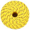 Cuerda De Barco Polipropileno Amarillo 6 Mm 25 M