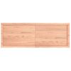 Tablero Mesa Madera Tratada Borde Natural Marrón 140x50x(2-4)cm