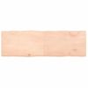 Tablero De Mesa Madera Maciza Borde Natural 160x50x(2-4) Cm