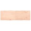 Tablero De Mesa Madera Maciza Borde Natural 180x60x(2-4) Cm