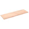 Tablero De Mesa Madera Maciza Borde Natural 180x60x(2-4) Cm