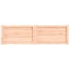 Tablero De Mesa Madera Maciza Borde Natural 140x40x(2-6) Cm