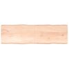 Tablero De Mesa Madera Maciza Borde Natural 200x60x(2-6) Cm