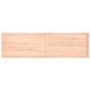 Tablero De Mesa Madera Maciza Borde Natural 220x60x(2-6) Cm