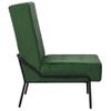 Silla De Relajación De Terciopelo Verde Oscuro 65x79x87 Cm