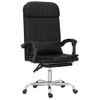 Silla De Oficina Reclinable Masaje Cuero Sintético Negro