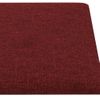 Paneles De Pared 12 Uds Tela Rojo Tinto 30x15 Cm 0,54 M²