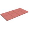 Paneles De Pared 12 Uds Terciopelo Rosa 60x30 Cm 2,16 M²