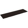 Encimera De Baño Madera Tratada Marrón Oscuro 220x60x(2-4) Cm