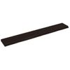 Encimera De Baño Madera Tratada Marrón Oscuro 200x30x(2-6) Cm