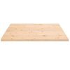 Tablero De Mesa Cuadrado Madera Maciza De Pino 80x80x2,5 Cm