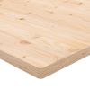 Tablero De Mesa Cuadrado Madera Maciza De Pino 80x80x2,5 Cm