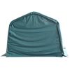 Carpa Para Ganado Desmontable Pvc Verde Oscuro 550g/m² 3,3x6,4m