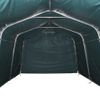 Carpa Para Ganado Desmontable Pvc Verde Oscuro 550g/m² 3,3x6,4m