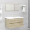 Mueble Con Lavabo Madera De Ingeniería Roble Sonoma