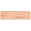 Tablero Mesa Madera Roble Tratada Marrón Claro 220x60x(2-6) Cm