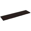 Tablero Mesa Madera Roble Tratada Marrón Oscuro 160x40x(2-4) Cm