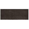 Tablero Mesa Madera Roble Tratada Marrón Oscuro 160x60x(2-4) Cm