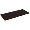 Encimera De Baño Madera Tratada Marrón Oscuro 140x60x(2-4) Cm