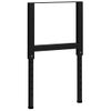 Estructura De Banco De Trabajo 2 Uds Metal 55x(69-95,5)cm Negro