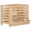 Caja Para Patatas Madera Maciza De Pino 60x40x50 Cm