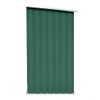 Casetilla Para Leña Acero Galvanizado Verde 163x83x154 Cm