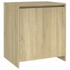 Aparador De Madera Contrachapada Roble Sonoma 70x41x75 Cm