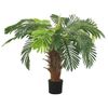 Palmera Cycas Artificial Con Macetero 90 Cm Verde