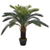 Planta Artificial Palmera Cica Con Macetero 90 Cm Verde