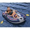 Barca Inflable Hydro-force Con Remos Y Bomba Azul