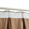 Cortinas Opacas Con Ganchos 2 Piezas Gris Topo 140x225 Cm