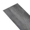 Lamas Para Suelo Autoadhesivas Pvc Gris Brillante 5,02 M² 2 Mm