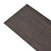 Lamas Para Suelo Autoadhesivas Pvc Marrón Oscuro 5,02 M² 2 Mm