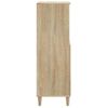 Aparador Alto Madera Contrachapada Color Roble 60x36x110 Cm