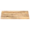 Superficie De Mesa Madera Maciza De Mango 25-27 Mm 70x60 Cm