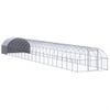 Gallinero De Exterior De Acero Galvanizado 3x20x2 M