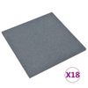 Losetas De Goma Protección De Caídas 18 Uds Gris 50x50x3 Cm