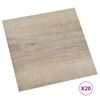 Tarimas De Suelo Autoadhesivas 20 Uds Pvc Gris Taupe 1,86 M²