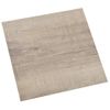 Tarimas De Suelo Autoadhesivas 20 Uds Pvc Gris Taupe 1,86 M²