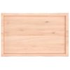 Tablero De Mesa Madera Maciza Borde Natural 100x60x(2-4) Cm