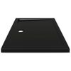 Plato De Ducha Rectangular Negro Abs 80x110 Cm