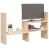 Soporte Para Monitor Madera Maciza De Pino (39-72)x17x43 Cm